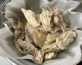 鶏肉出汁と賄い鶏甘辛煮作り方5写真