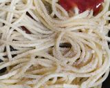 ケチャップ少なめ♪赤いスパゲッティ作り方2写真