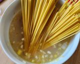 汁が旨♪レンジ簡単☆豚とネギの和風パスタ作り方1写真
