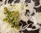 スモークサーモンと蕗の薹のクリームパスタ作り方3写真