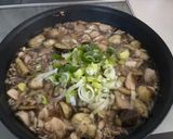 焼き豆腐・鶏・なす・きのこ煮作り方11写真