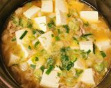 簡単！豚こま豆腐の味噌煮作り方7写真