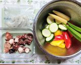 簡単居酒屋！夏野菜とエビと蛸のアヒージョ作り方6写真