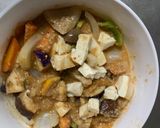 肉無豆腐簡単赤味噌キムチ味野菜炒め作り方15写真