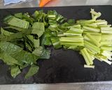 小松菜のツナ塩昆布和え作り方1写真