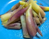 一分でできるみょうがの炒めもの作り方3写真