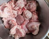 豚シビレとハツのトマトシチュー(圧力鍋)作り方3写真