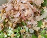 簡単　ひきわり納豆おくら丼作り方6写真
