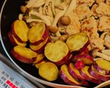🍠さつま芋とズボラ鶏団子🐥のピリ辛炒め作り方7写真