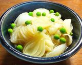 結び白滝、竹輪、茸、野菜の煮物　発酵玉葱作り方7写真