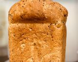 アーモンドフィッシュの黒ゴマ食パン🍞作り方4写真
