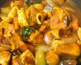 レトルトカレー●チキンカボチャカレー作り方3写真