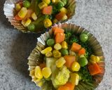 お弁当の野菜!ブロッコリーとミックスベジ作り方3写真