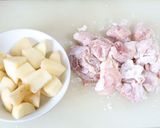 鶏肉とじゃがいものバター醤油焼き作り方1写真