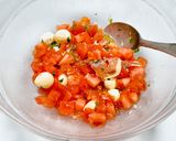95℃「出汁しょうゆ」トマト冷製パスタ作り方32写真
