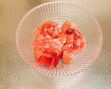 綺麗な紅白で〜とろろの漬け鮪乗せ〜作り方2写真
