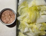 冷凍白菜とツナのさっと煮作り方1写真