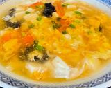 豆腐と卵の中華スープ作り方6写真