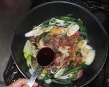 すき焼き風うどん♪簡単牛肉白菜豆腐作り方4写真