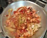 ブリと白菜のトマトクリームスパゲッティ作り方10写真