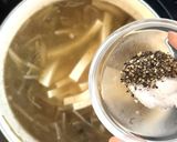きのこと豆腐の酸辣湯（サンラータン）作り方8写真