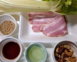 セロリとナッツのザクザクふりかけ作り方1写真