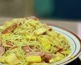 サラタケねぎ塩入りペペロンチーノ焼きそば作り方8写真