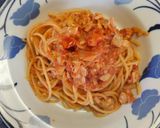 ツナとねぎのトマトスパゲッティ作り方8写真