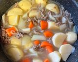 簡単!合い挽き肉で肉じゃが作り方5写真
