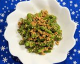 レンチンで簡単🎵いんげんのごま和え作り方5写真