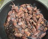 ホタルイカの赤ワイン炒め作り方4写真