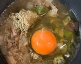 牛豚合挽肉とオクラエリンギえのきの謎スープ作り方12写真