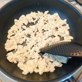 身近な材料で☆豆腐のヘルシーガパオライス作り方4写真