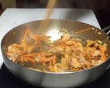手作り辣油の旨辛蒙古タンメン風ラーメン作り方24写真