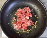 豚肉と卵、キノコの炒め物作り方4写真