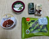 材料全部セブン♪ ミニ抹茶わらびパフェ作り方1写真