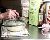 北欧産の強力粉で 気泡たっぷりチャバタ作り方3写真