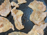 豚肉と茄子のフライパン焼き！薬味のせ♪