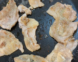 豚肉と茄子のフライパン焼き！薬味のせ♪作り方3写真