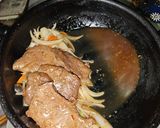 半熟卵のスタミナ焼肉たっぷり丼作り方6写真