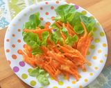 材料２つ！春にんじんのピザ用チーズ焼き♪作り方5写真