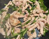 ピーマンと鶏むね肉の細切り炒め作り方5写真