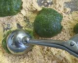 よもぎ味の信玄餅風作り方4写真