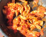 鶏むね肉のトマトバジル丼作り方5写真