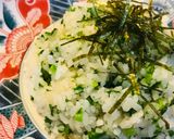大根の葉のササッとチャーハン作り方3写真