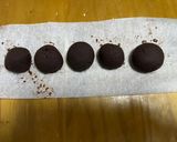 簡単!チョコスノークッキー♪作り方1写真