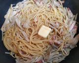 簡単夕飯・昼食！ワンパン舞茸ベーコン和風パスタ作り方6写真