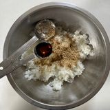 薬味香る、明太子のお手軽だし茶漬け作り方2写真