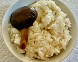 米と酒の蒸気で蒸す極上椎茸ご飯作り方5写真
