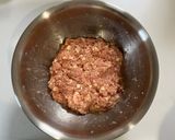 黄金比！豆腐入りジューシーハンバーグ作り方5写真